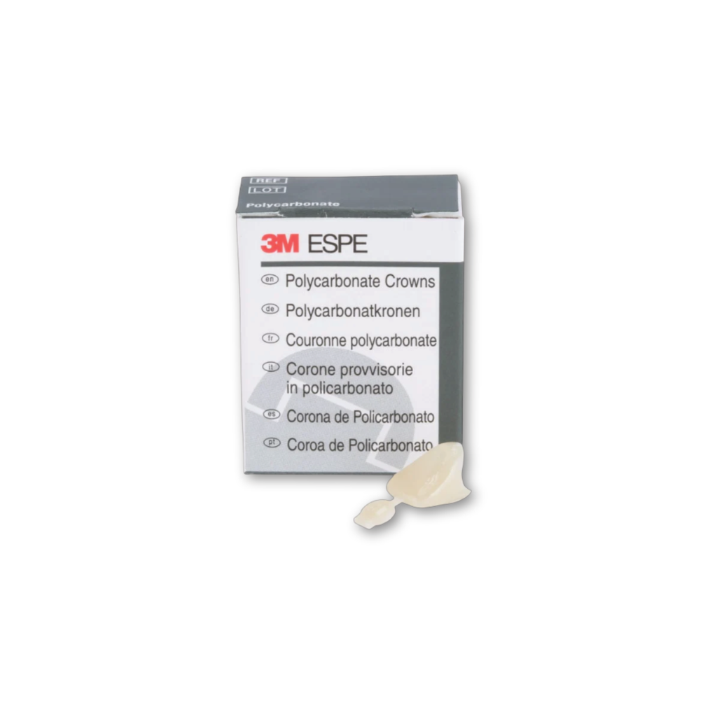 Boîte de 5 couronnes polycarbonate n°102 3MESPE