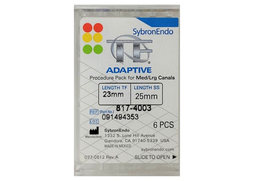 [30-047-18] TF ADAPTIVE MEDIUM/LARGE ASST.23MM (6)      SYBRON