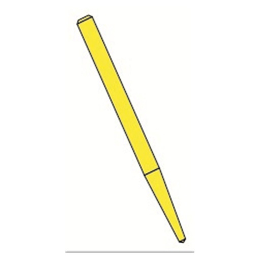 [02-102-88] TENONS CYL.CON.EMPREINTES JAUNES X1E (12)   STABYL